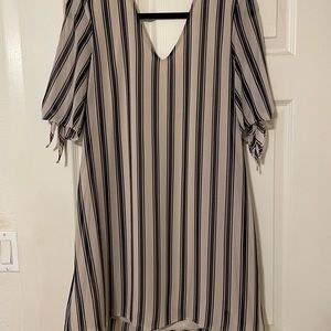 Nordstrom striped long sleeve dress